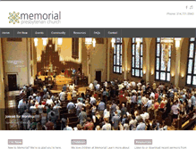 Tablet Screenshot of memorialpca.org